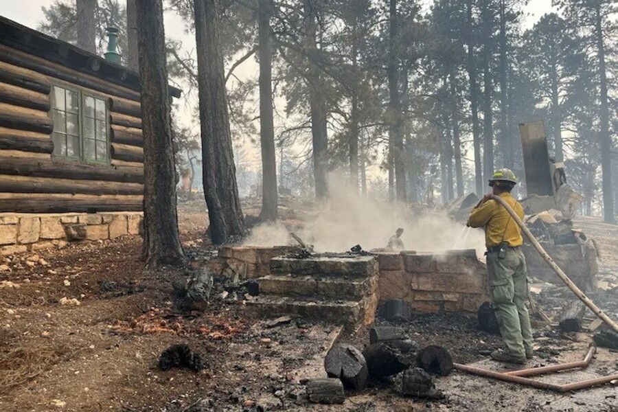 Historic Grand Canyon Lodge Destroyed in Wildfire, North Rim Closed for the Season