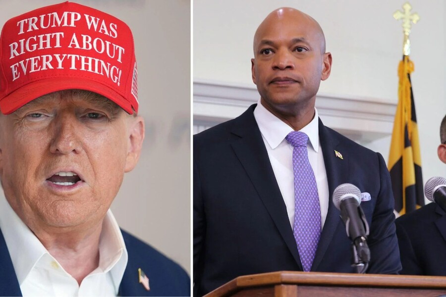 Trump rejects Moore’s invite to walk in Baltimore, threatens to “rethink” Key Bridge funding amid clash over crime and National Guard